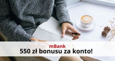 550 zł za eKonto osobiste od mBanku i eBrokera!